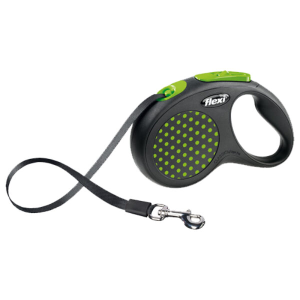Flexi Retractable Tape Lead Design Various Colours & Sizes